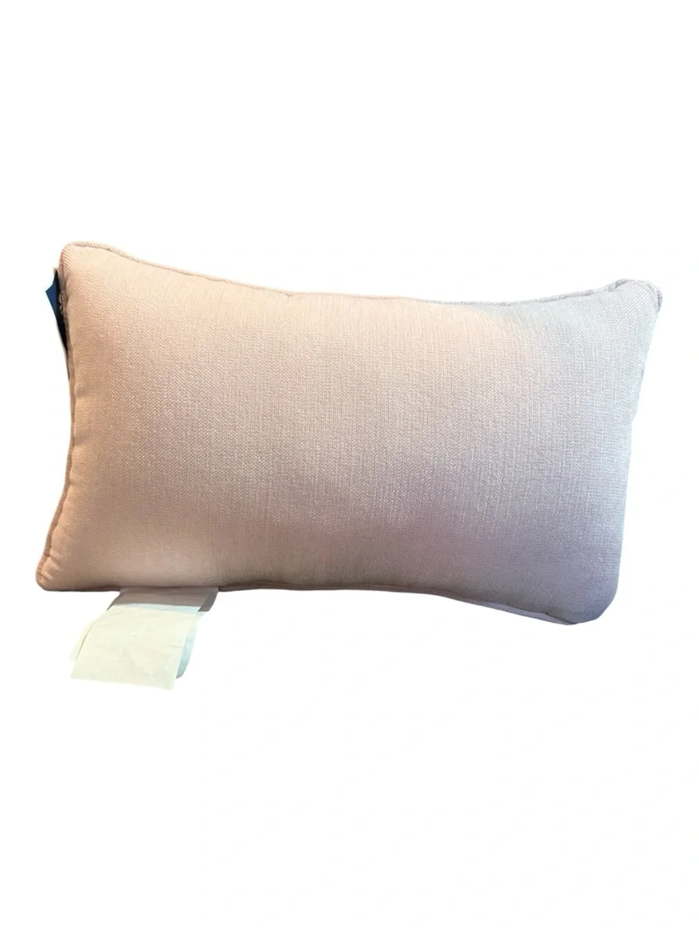 Novelty Cross-Stitch Pillow - Pink Text